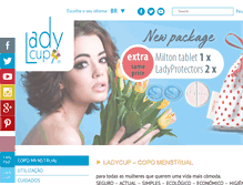 Tablet Screenshot of brasil.ladycup.eu