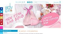 Desktop Screenshot of copa-menstrual.ladycup.eu